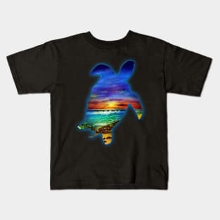 Sea turtle t-shirt designs Kids T-Shirt